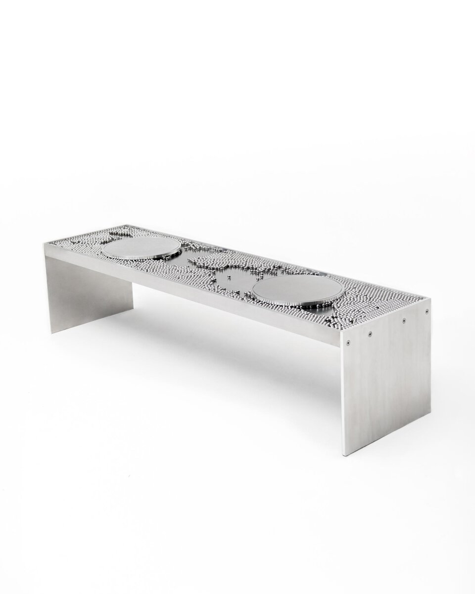 GARZA Studio's bench, where emotional depth meets minimalist elegance