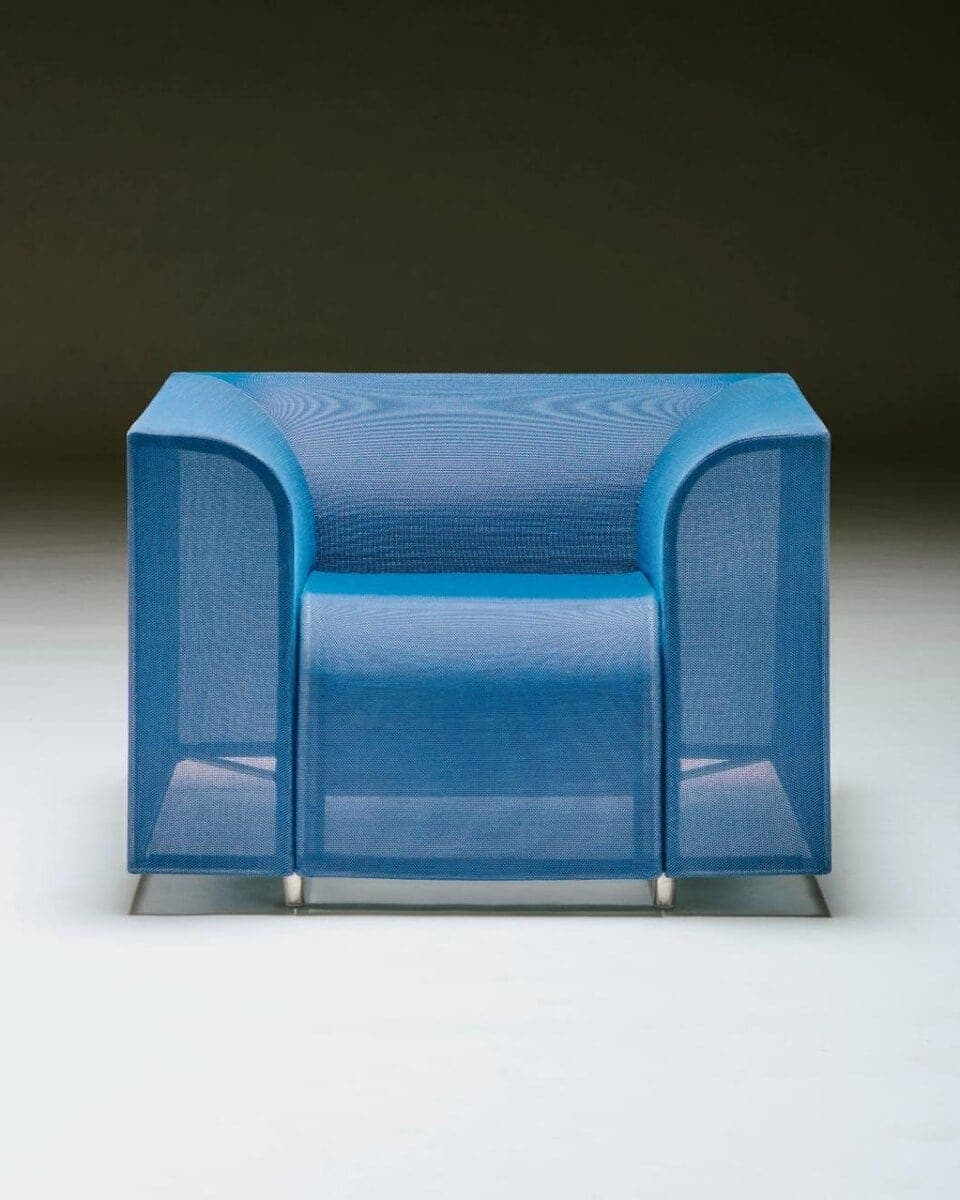 SHRINX Easy Chair redefining sustainable furniture by Boris Berlin Design for +Halle