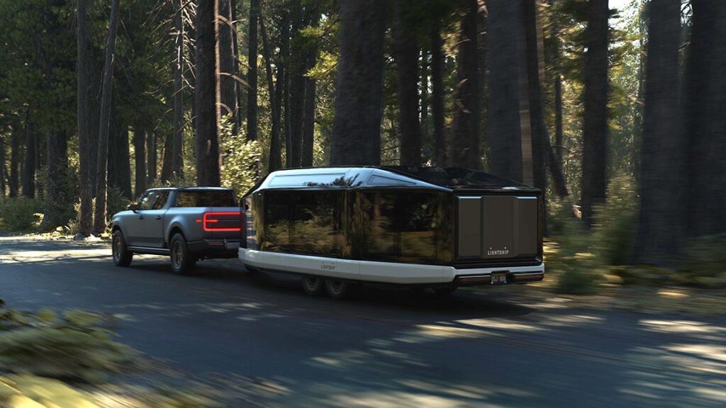 Lightship AE.1 Cosmos Edition, the world's first all-electric travel trailer