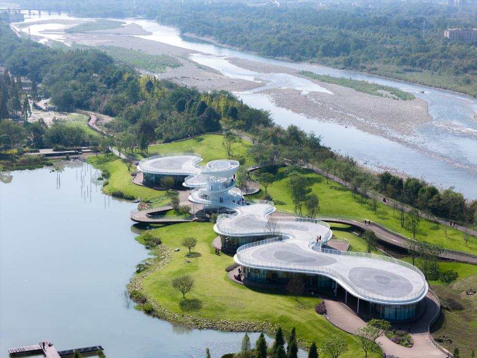 MUDA Architects FUDAO Lujiatan Wetland Park Visual Atelier 8 arch 1