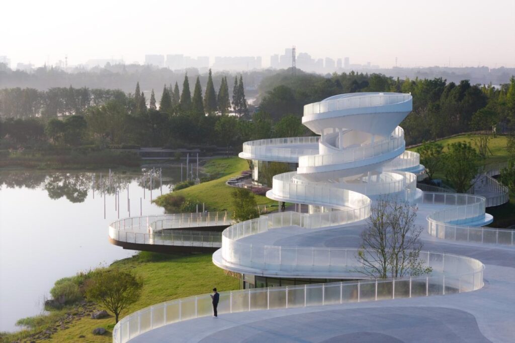 MUDA Architects FUDAO Lujiatan Wetland Park Visual Atelier 8 arch 2