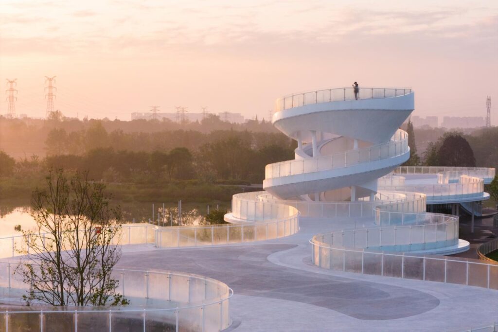 MUDA Architects FUDAO Lujiatan Wetland Park Visual Atelier 8 arch 9