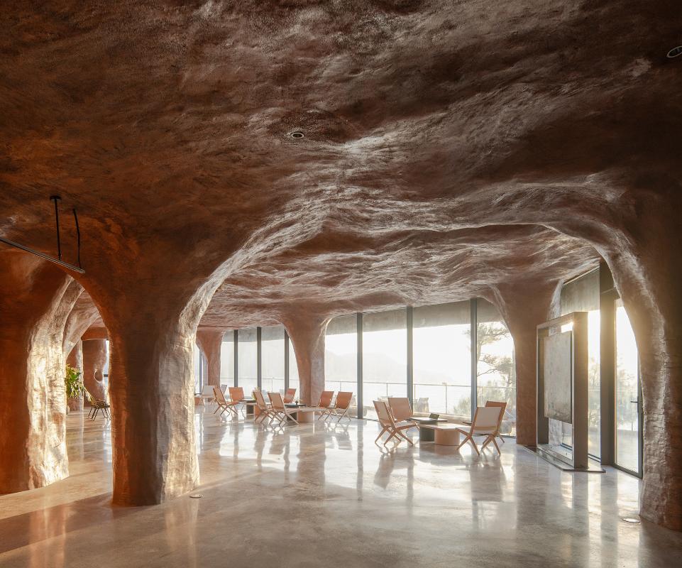 Blue Insight Cave Space: A sustainable architectural gem by the East China Sea