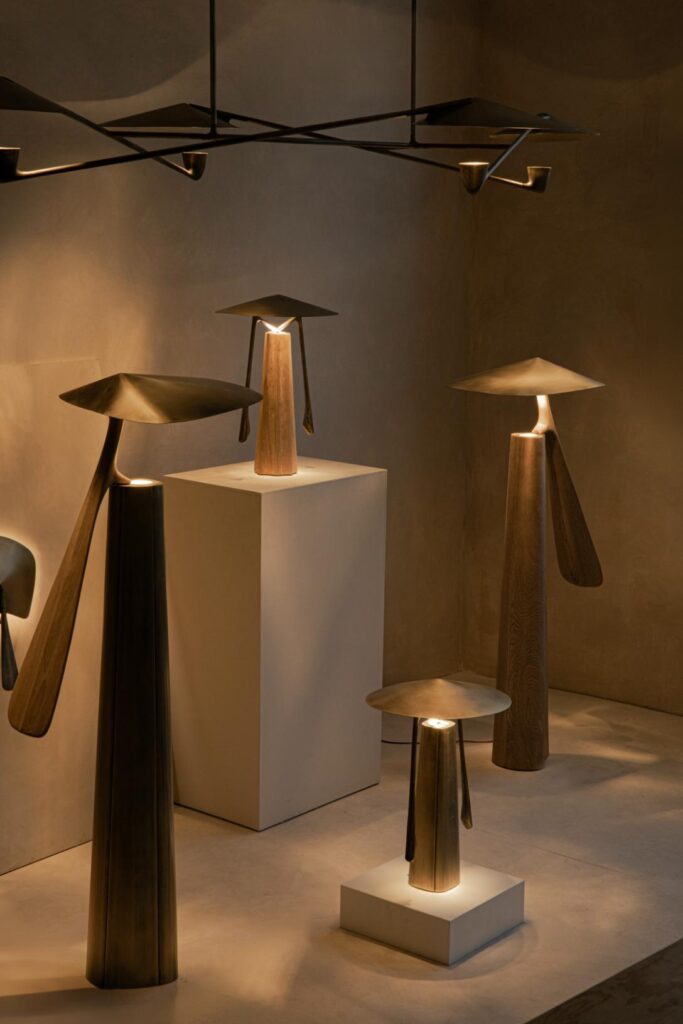 Folia Collection by Federico Stefanovich, handcrafted lighting inspired by nature 