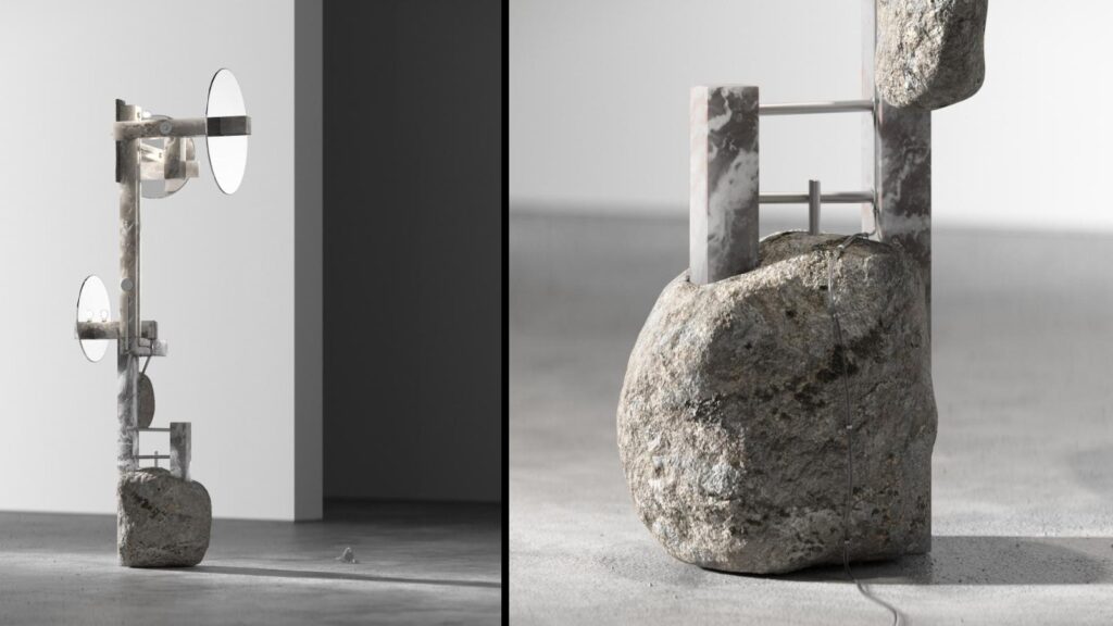 Taras Yoom blends Paleolithic aesthetics with modern design in Echoes of Time