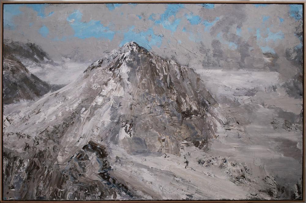 14.Anthony White Cradle Mountain The Peak 2025 Oil on linen 110.5 x 167cm FR copy 1