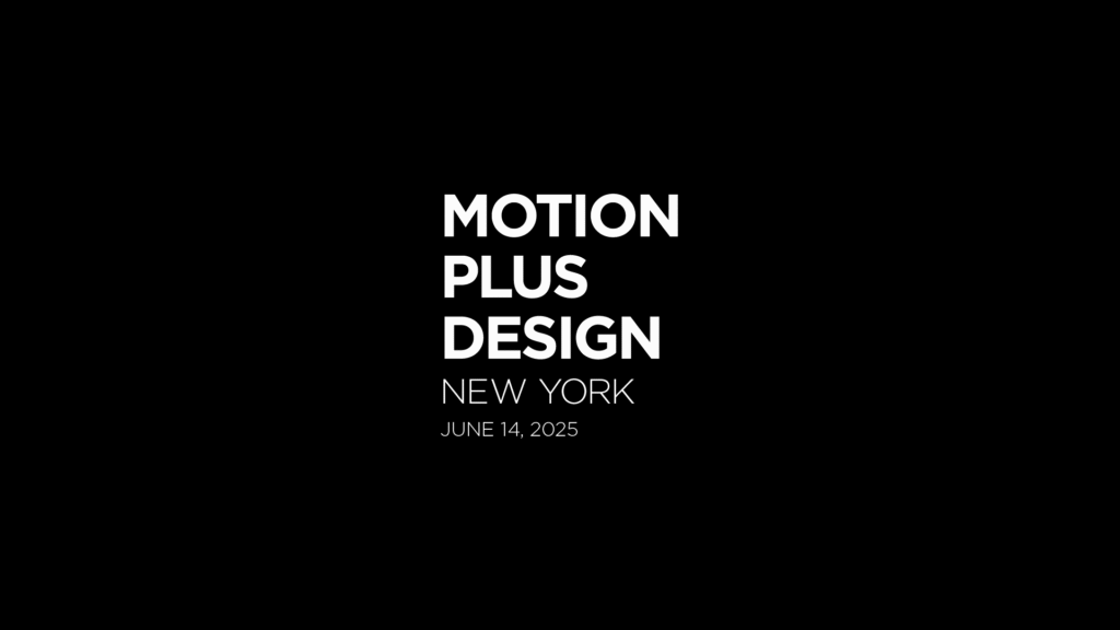 Motion Plus Design announces New York event on June 14
