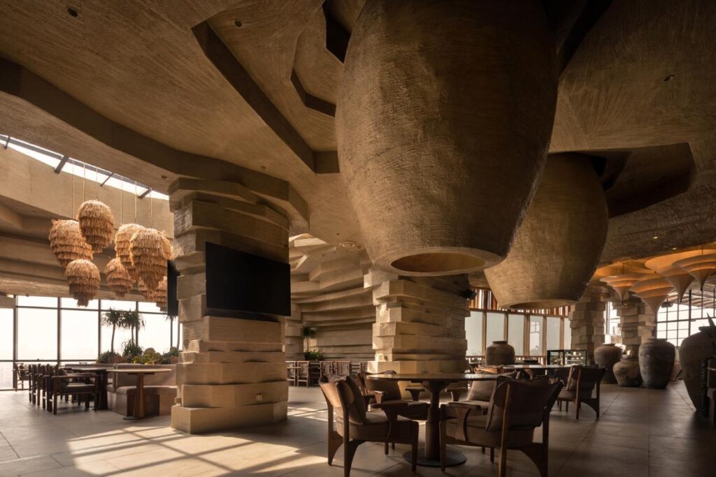 Mocha by Loop Design Studio merges monolithic design with mythic architecture