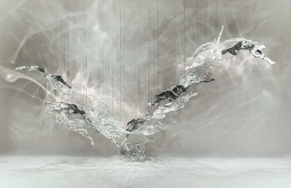 Lasvit debuts captivating glass installation at Euroluce 2025