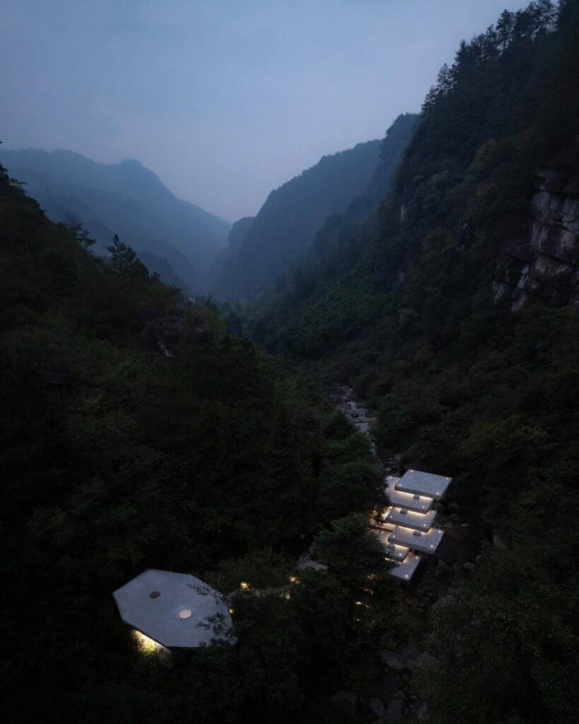 01 Birds eye view at dawn © Arch Exist