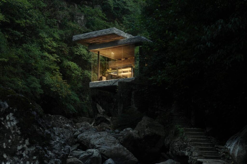 Drifting Stones by DoDesign a quiet path through stone and forest