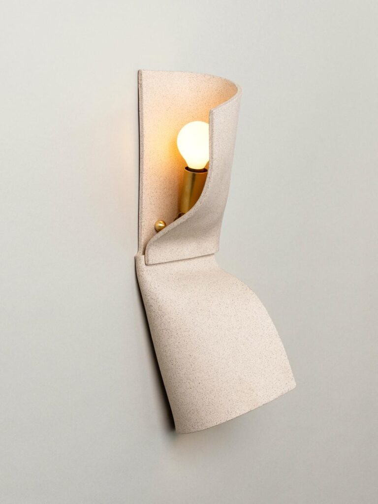 SIN Double Shai Sconce Sand 4