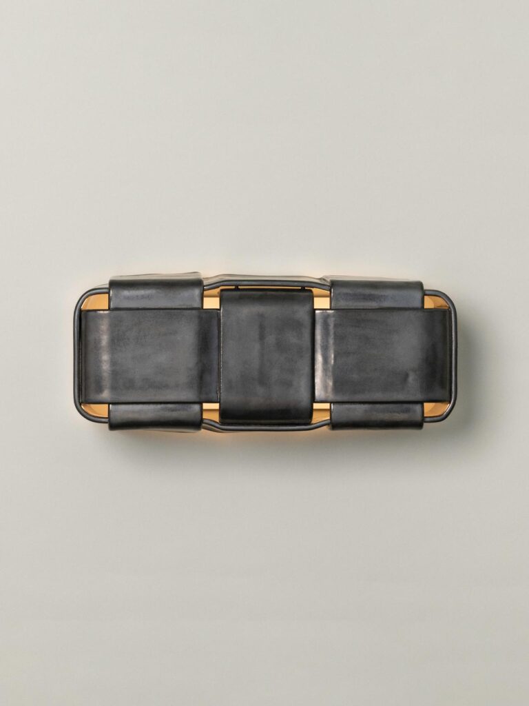 SIN Stria 3 Sconce Graphite 2