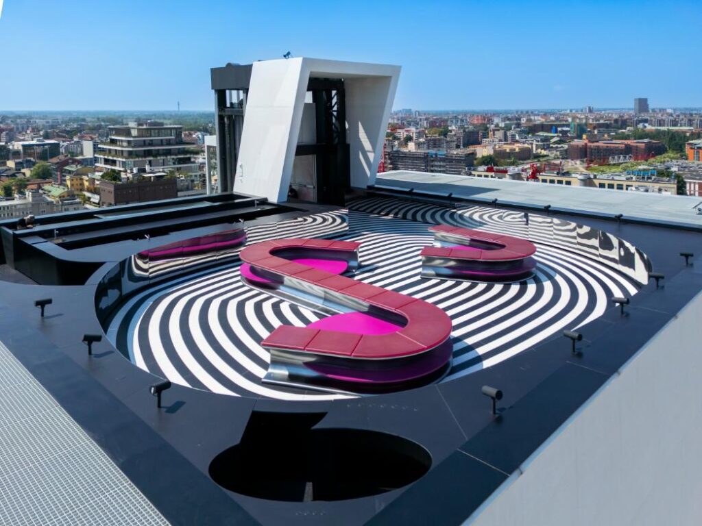Federico Pompignoli designs LS24 Lounge System for Fondazione Prada rooftop