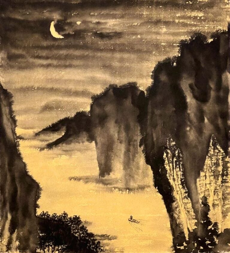 Yu Mengmeng contemporary ink landscapes reinterpret Chinese painting