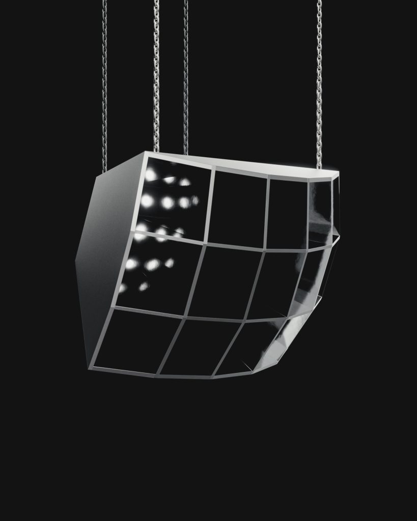 Bonsu Lights wireless fixture in anodized aluminum and glass