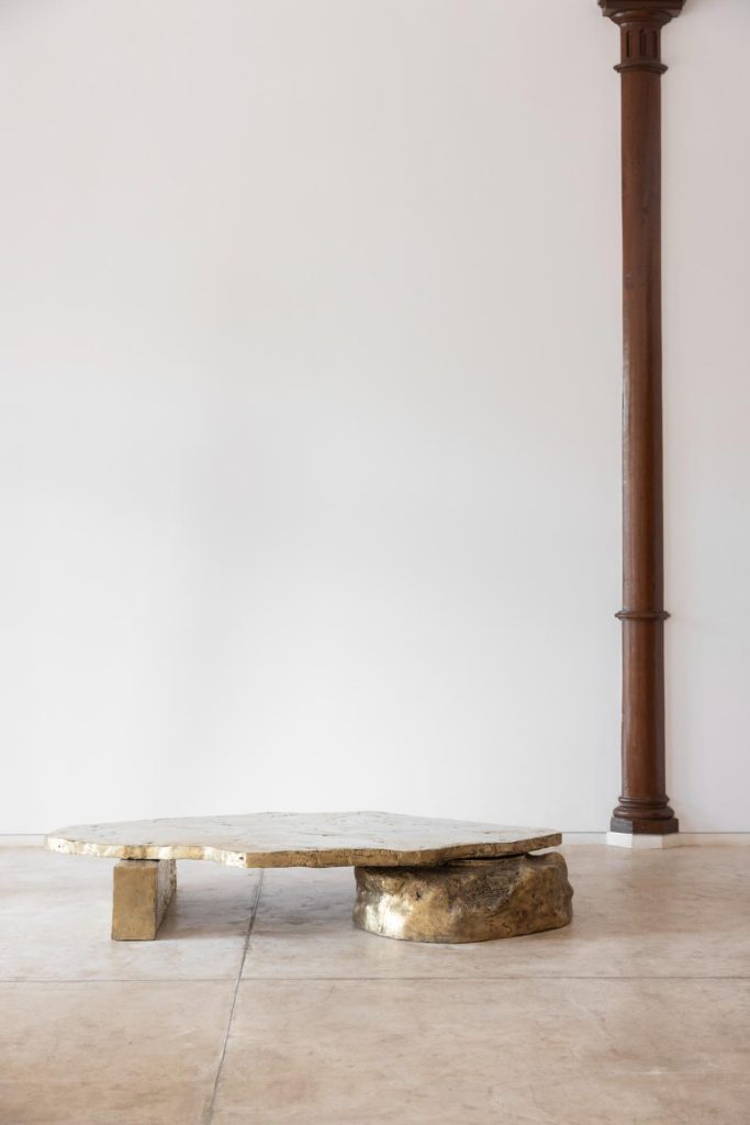 Metal coffee table by Frédéric Imbert for Æquo
