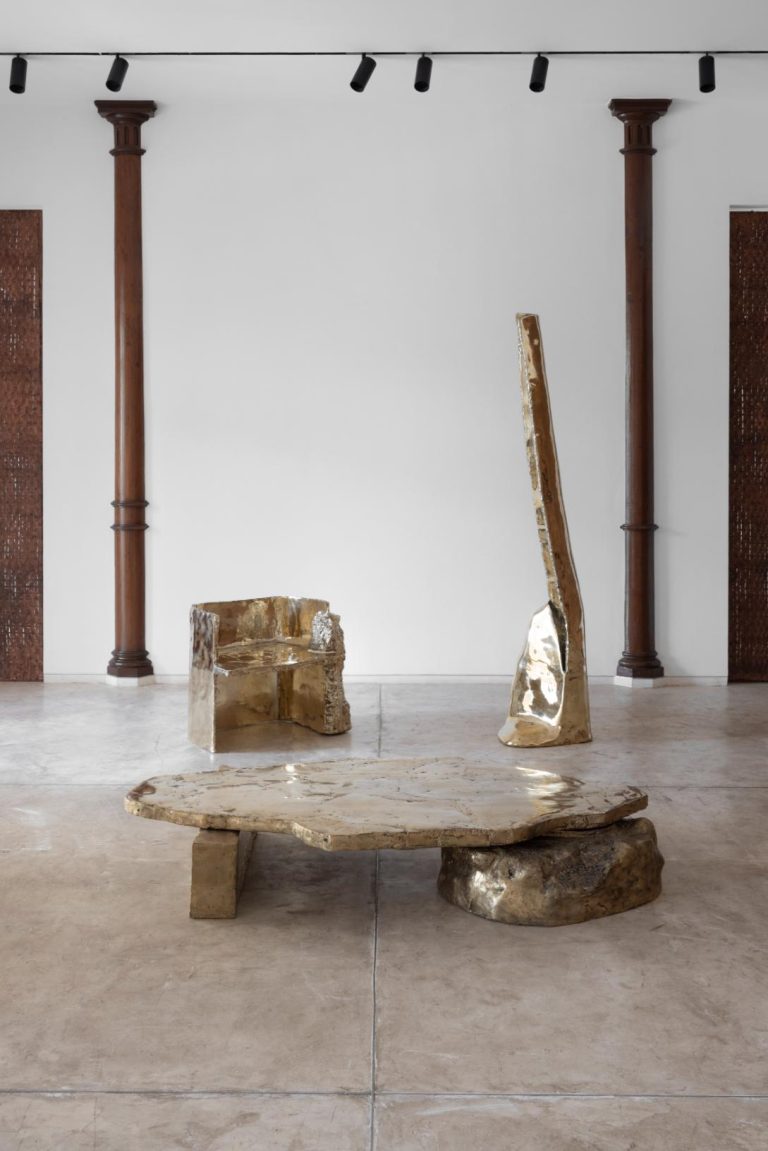 Frédéric Imbert creates sculptural metal furniture with Æquo Gallery Manan Sheth 3938