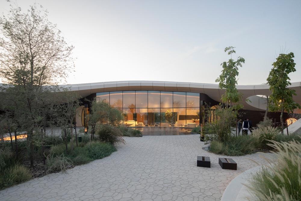 aoe designs sustainable Ghaf Woods Experience Centre in Dubai -
