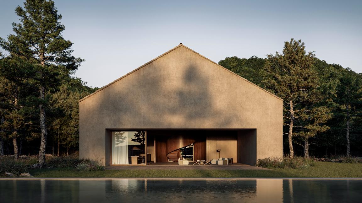 BHEI Architects renovate Vaal House in Gerês as a serene forest retreat