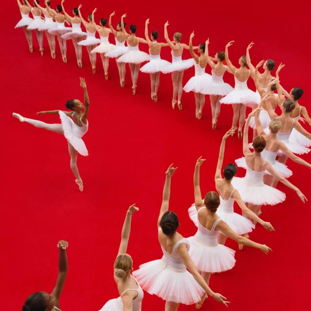 Brad Walls exhibition PASSÉ reshapes ballet with immersive aerial photography -