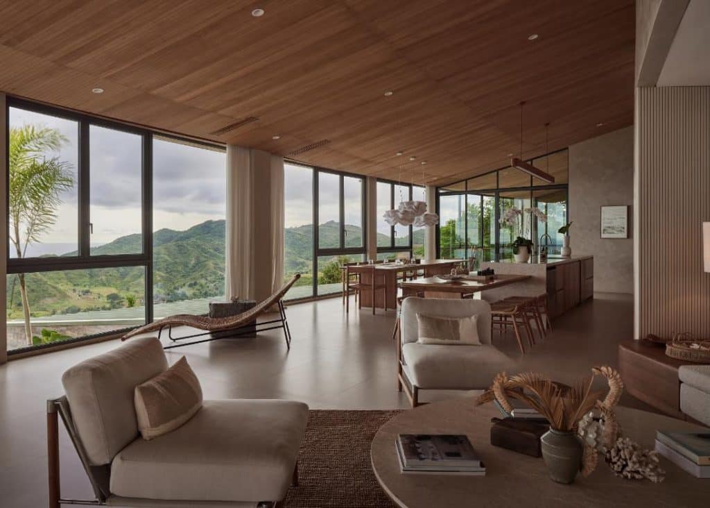 Alexis Dornier arranges Villa Boë as terraced hillside home in Lombok -