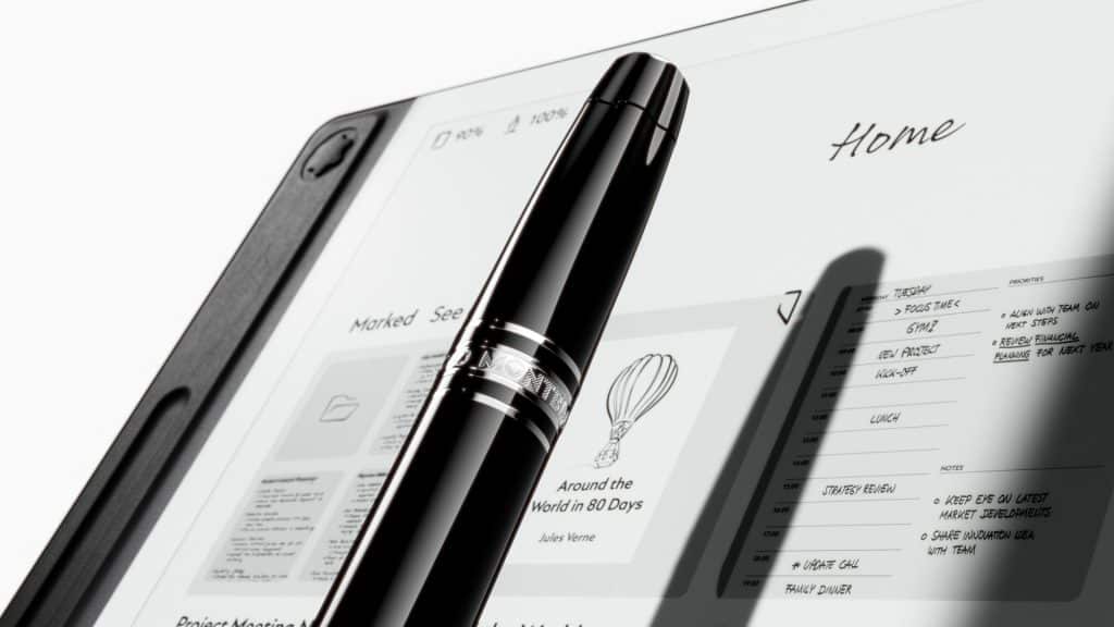 Montblanc Digital Pen and Paper featured in Frame’s refined campaign visuals