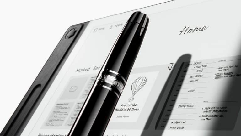 Frame produces Montblanc Digital Paper campaign linking heritage with modern technology Montblanc Digital Pen and Paper featured in Frame’s refined campaign visuals