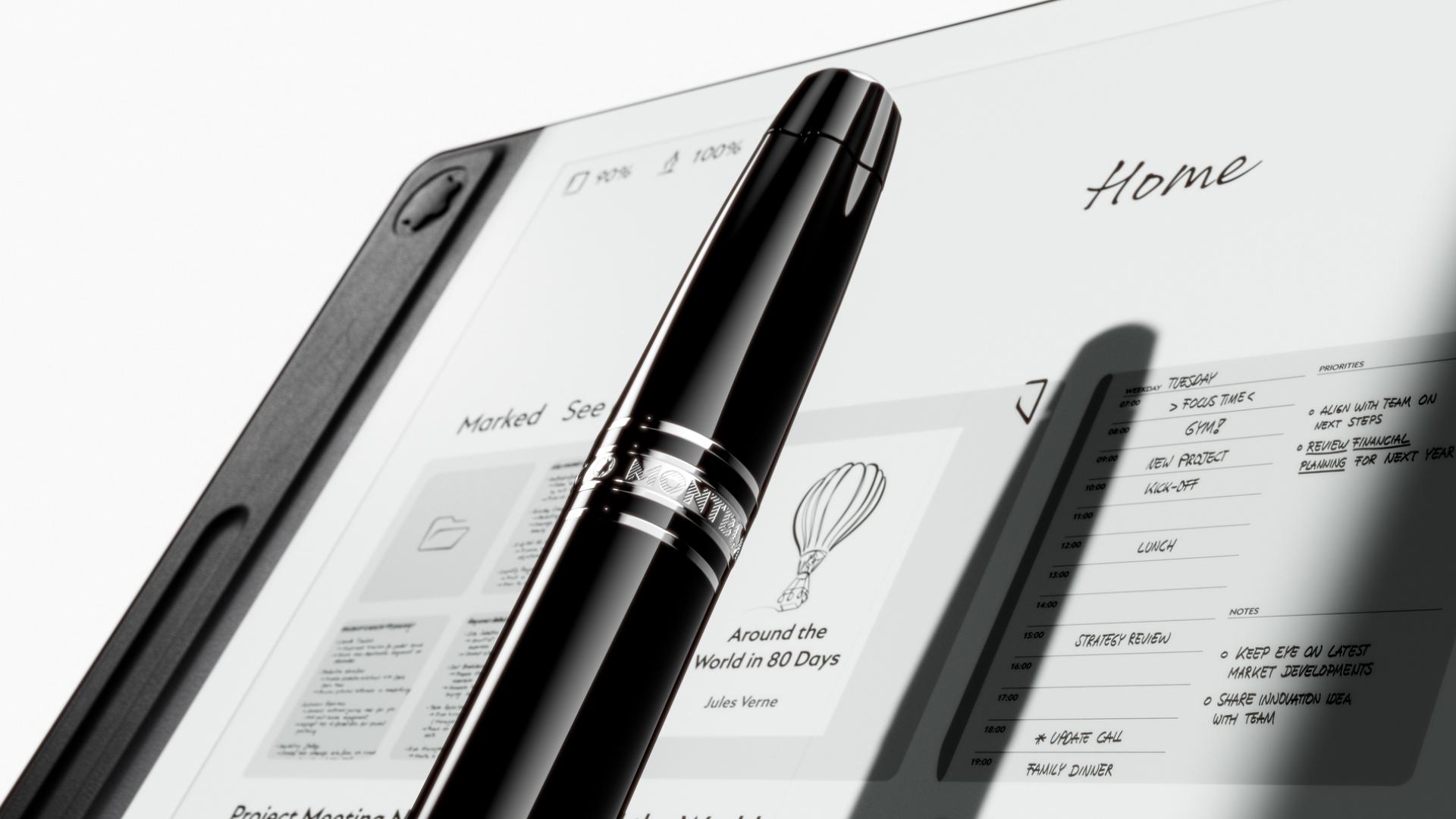 Montblanc Digital Pen and Paper featured in Frame’s refined campaign visuals