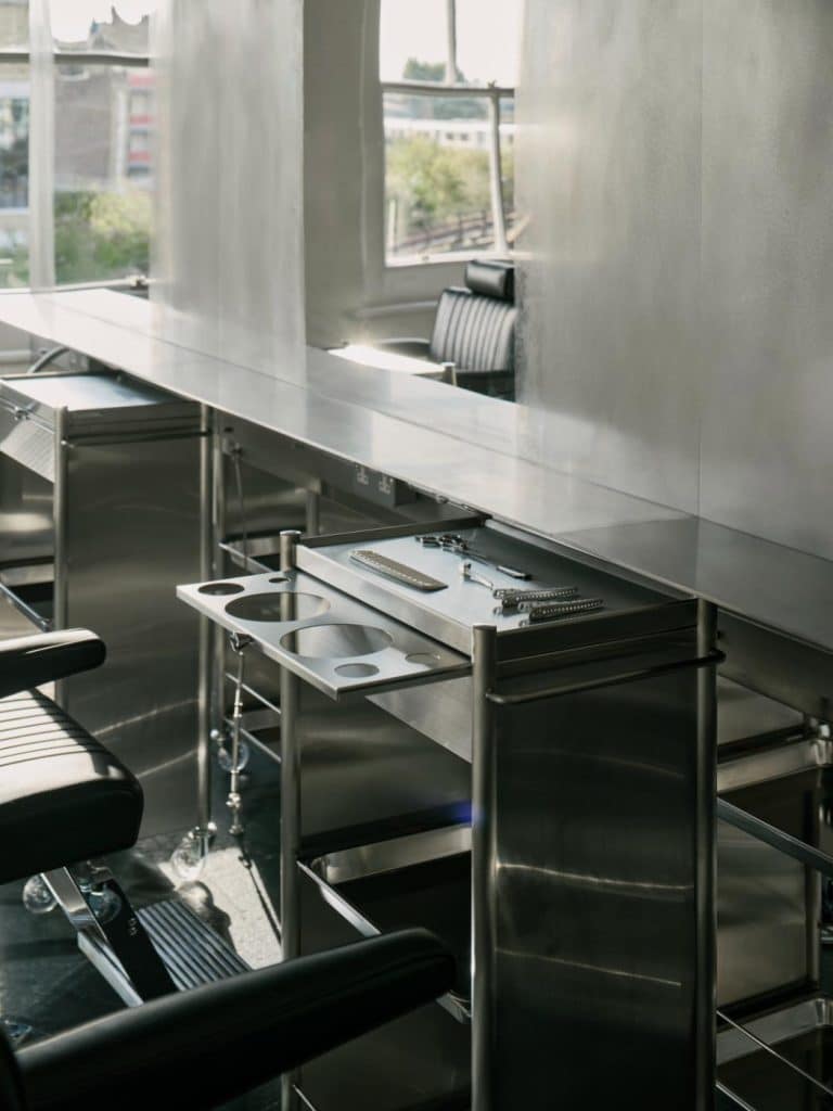 Unknown Works designs SALT Salon Borough in Victorian storehouse London -