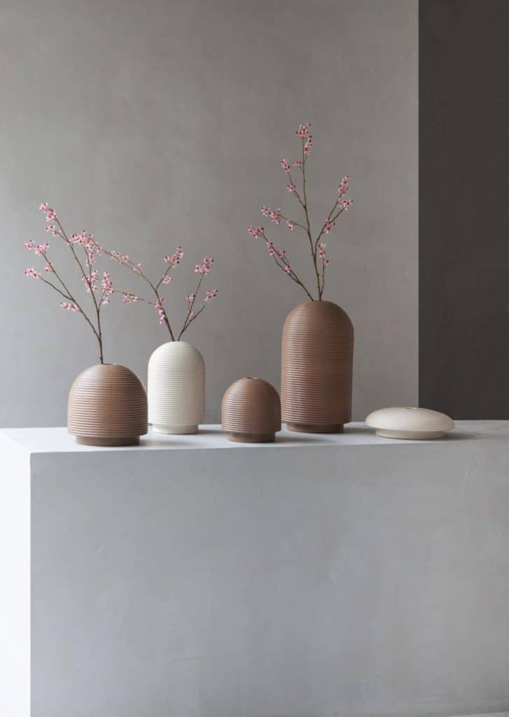 Alain Gilles designs ceramic vases for XL BOOM -