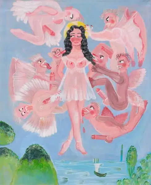 Interview with Oh de Laval on painting the fever of being human -