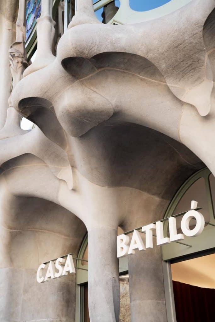 Gallery entrance at Casa Batlló