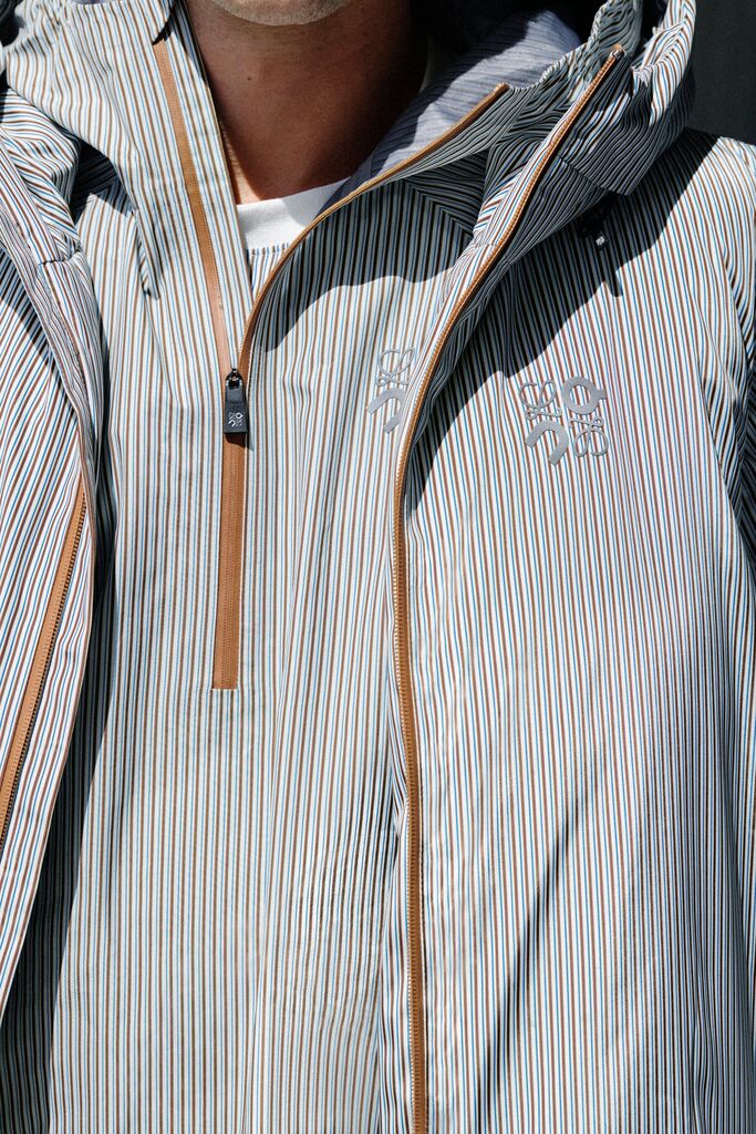 Performance base layers featuring engineered stripes and seamless construction