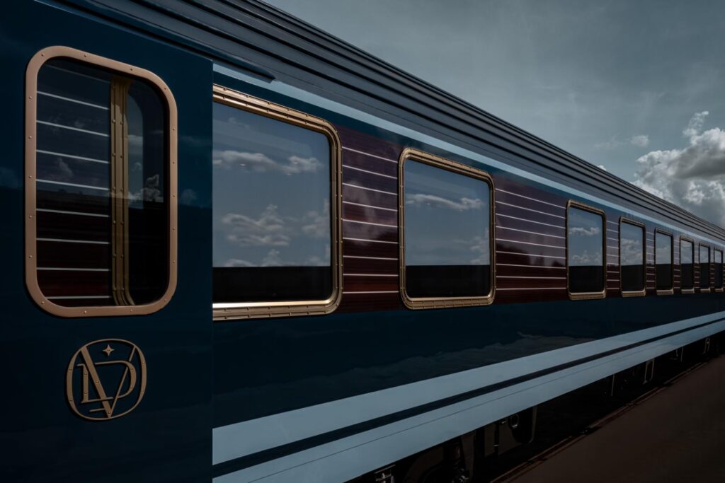 Exterior shot of La Dolce Vita Orient Express capturing its timeless allure