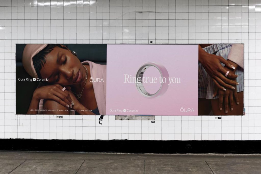 BUCK reimagines Oura Ring 4 Ceramic with a vivid campaign for 2025 -
