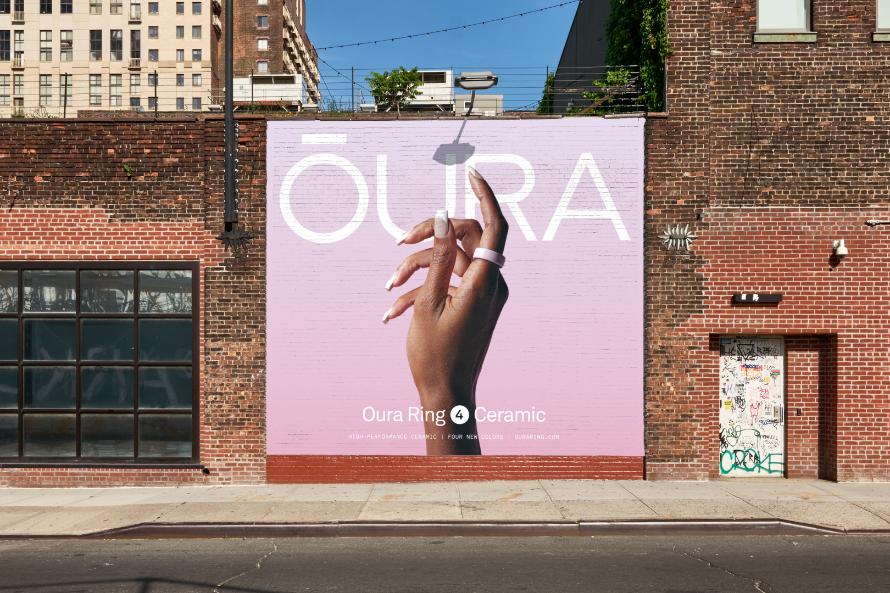 BUCK reimagines Oura Ring 4 Ceramic with a vivid campaign for 2025 -