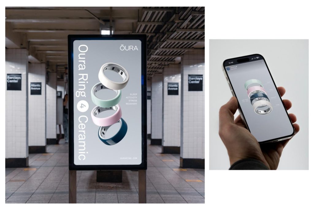 BUCK reimagines Oura Ring 4 Ceramic with a vivid campaign for 2025 -