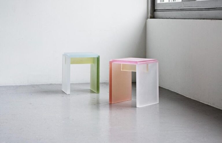 Birgitte Due Madsen furniture design through resin color and form Birgitte Due Madsen furniture design through resin color and form