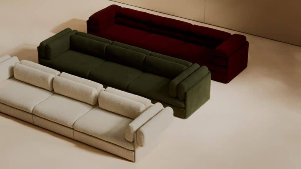FRAME collaborates with GUBI on film for Elogio sofa