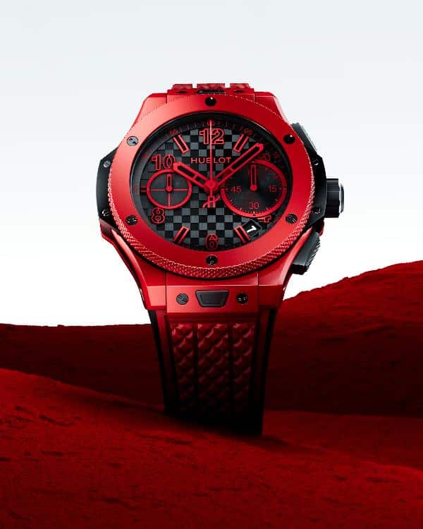 Octane-rendered reflection detail on the Big Bang watch surface