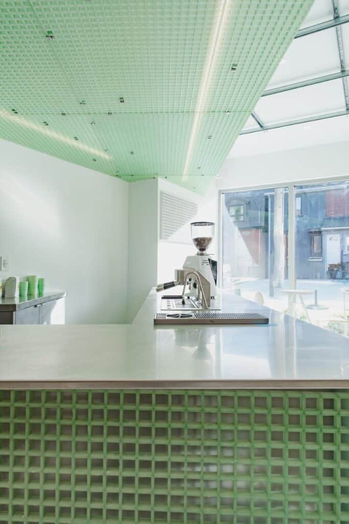 Misc Coffee reveals geometric precision through industrial lightness -