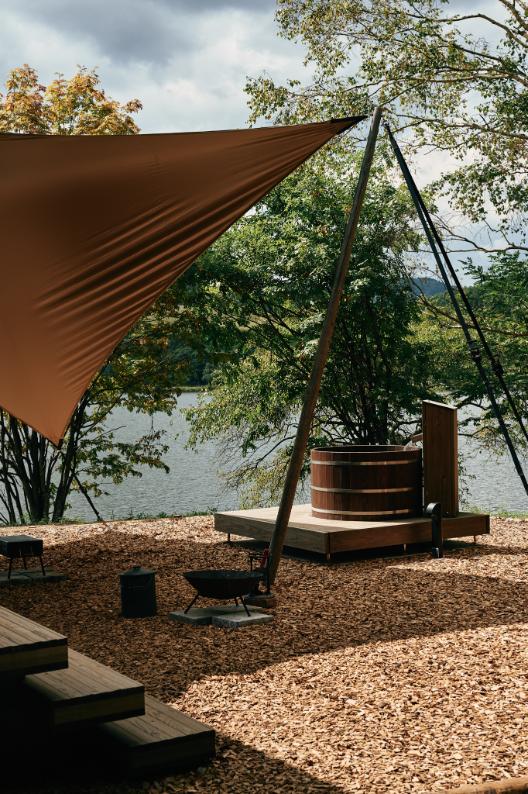 Earthboat Cave cabin shaped for quiet outdoor living -