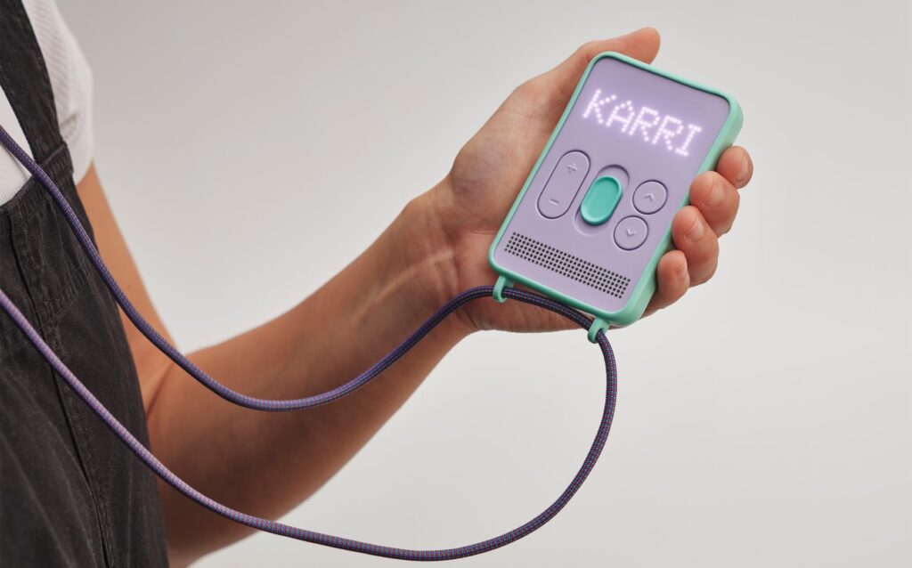 KARRI and Pentagram design child-friendly voice messaging device