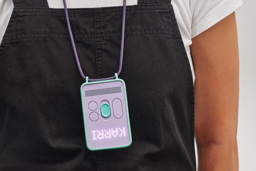 KARRI and Pentagram design child-friendly voice messaging device -