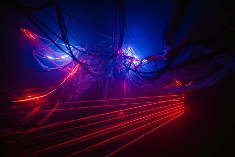 "Tentacles" installation by AUSGANG studio reflects controlled digital forces "Tentacles" installation by AUSGANG studio