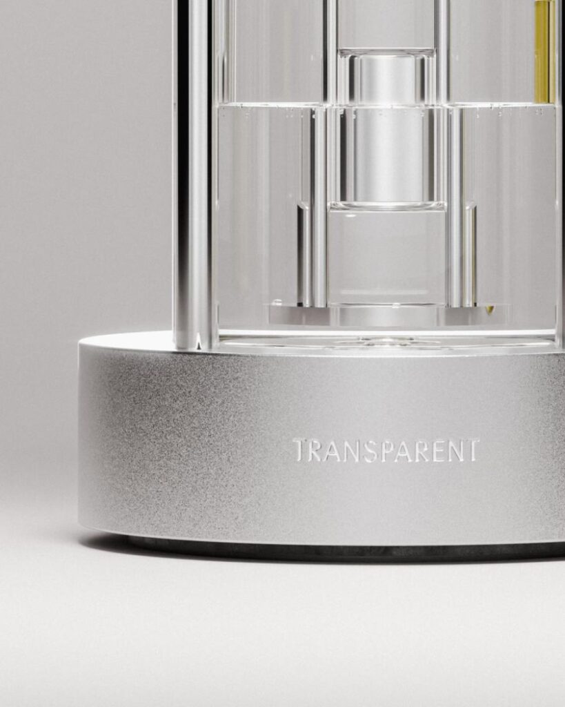 Close-up of ultrasonic mechanism