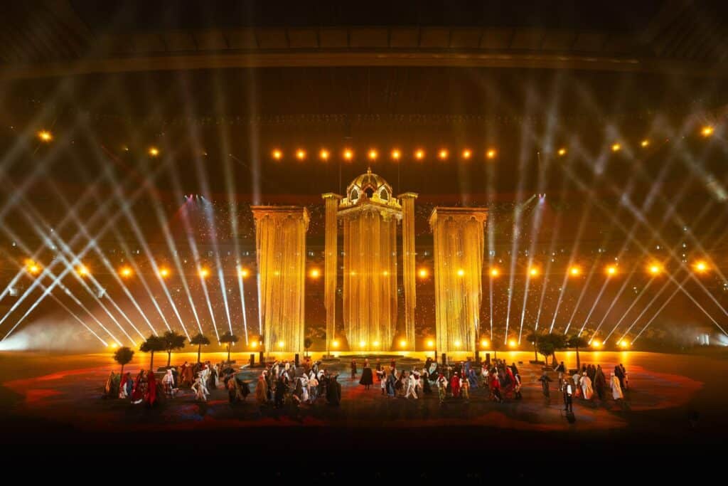 Sila Sveta creates a cinematic opening show for the FIFA Arab Cup 2025