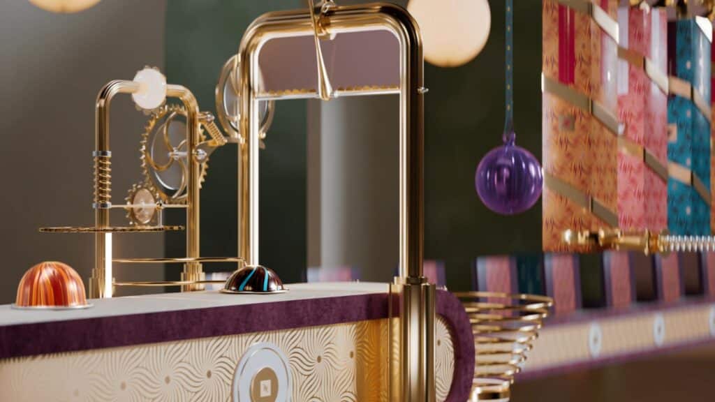Grif Studio creates a whimsical holiday campaign for Nespresso -