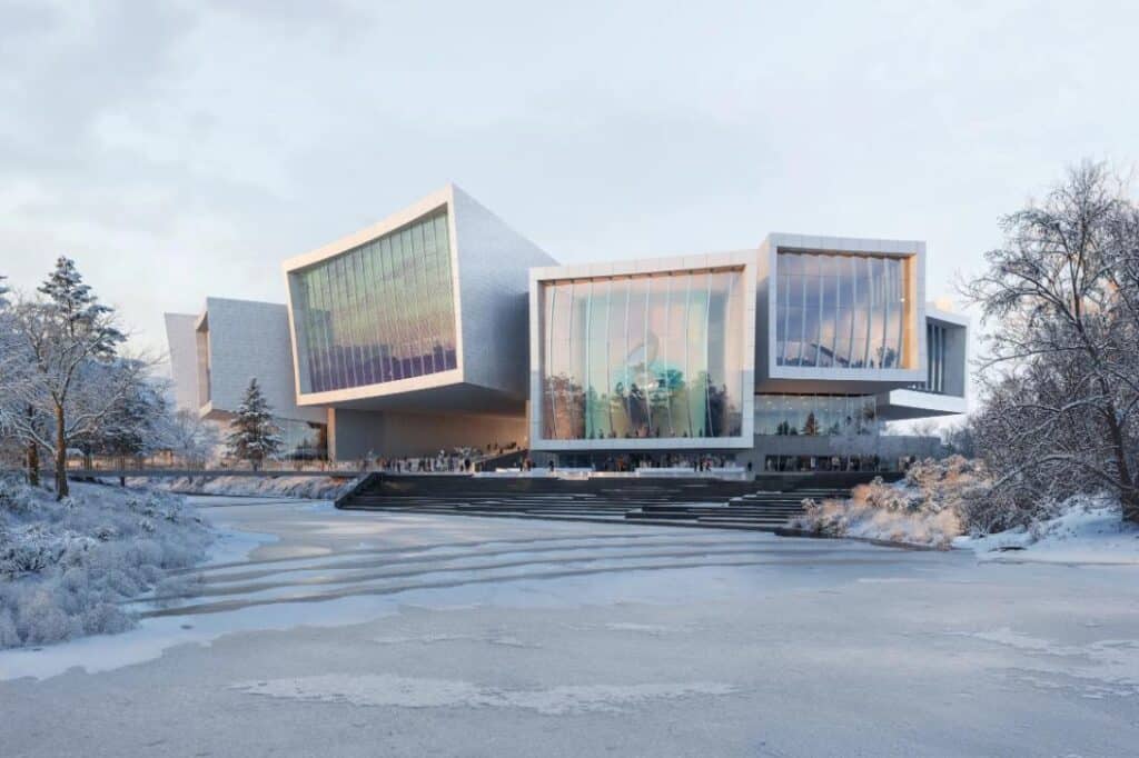 Beijing Art Museum by Snøhetta and BIAD shapes a new cultural district